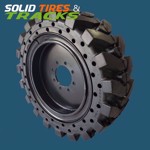 Mclaren Solid Skid Steer Tires 12x16.5