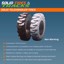 14.00-24 Telehandler Solid Tires with 5 Bolt Hole Rims