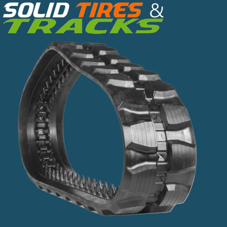 18" CTL Rubber Track 450x86x56 - Standard Duty Block Pattern