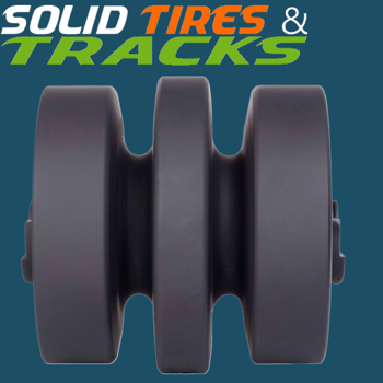 87480419 Case Triple Flange Bottom Roller