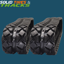 320x86x50 CTL Rubber Track-Turf Pattern